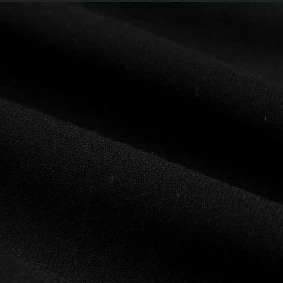 Embroidered Floral and Black Above the Knee Dress - Picture 8 of 12